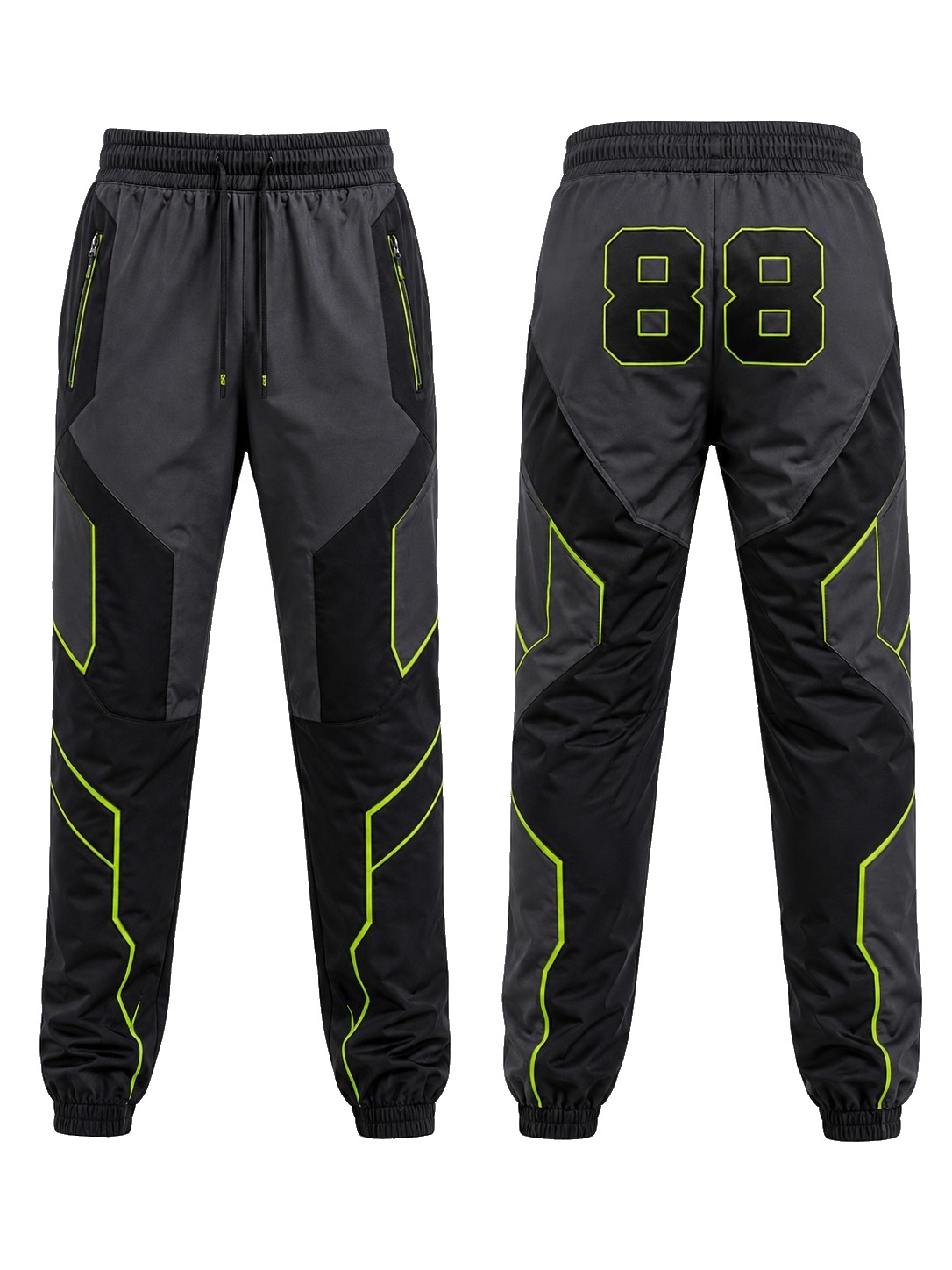 Custom Trousers Charcoal Neon manufactured by Haiza Intl