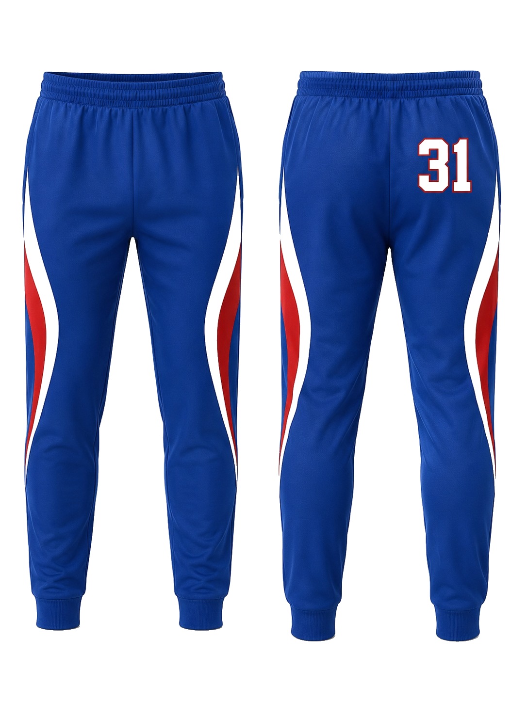 Custom Trousers Royal Blue Red manufactured by Haiza Intl