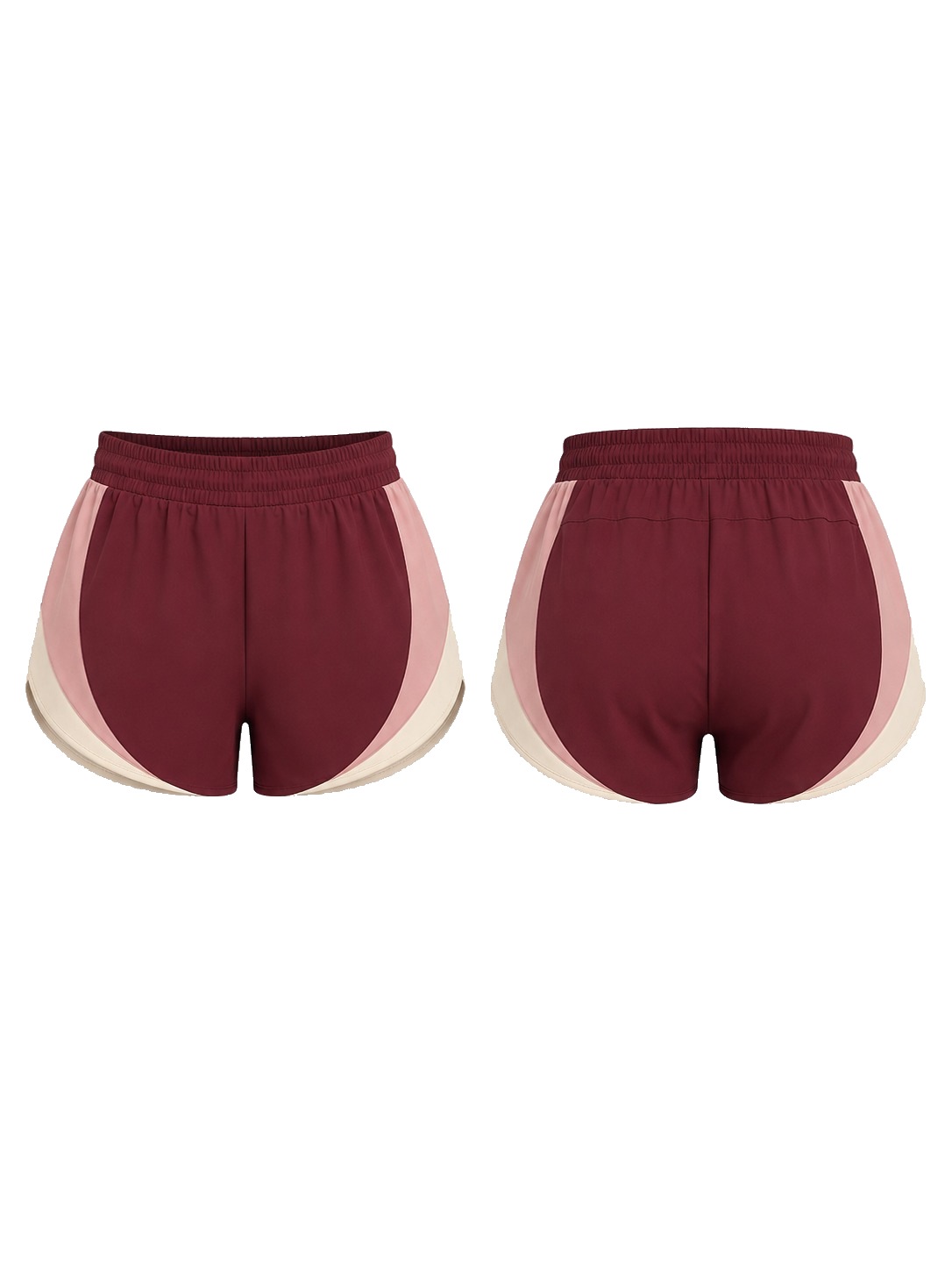 Custom Training Shorts Two Tone Athletic Shorts manufactured by Haiza Intl